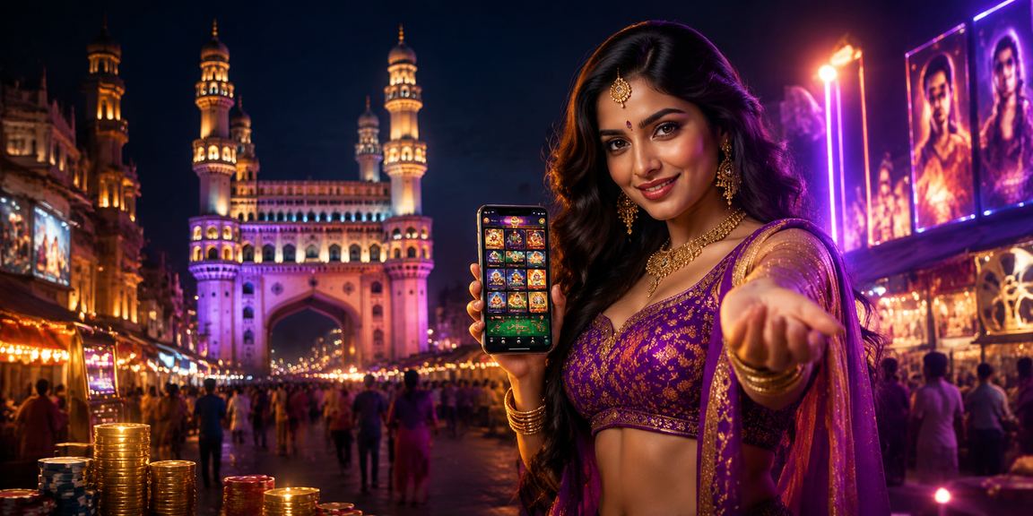 Live casino players enjoying real dealer games in Hyderabad at night