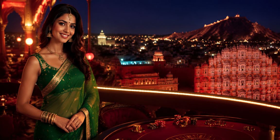 Jaipur Hawa Mahal with deposit bonus promotion and traditional saree